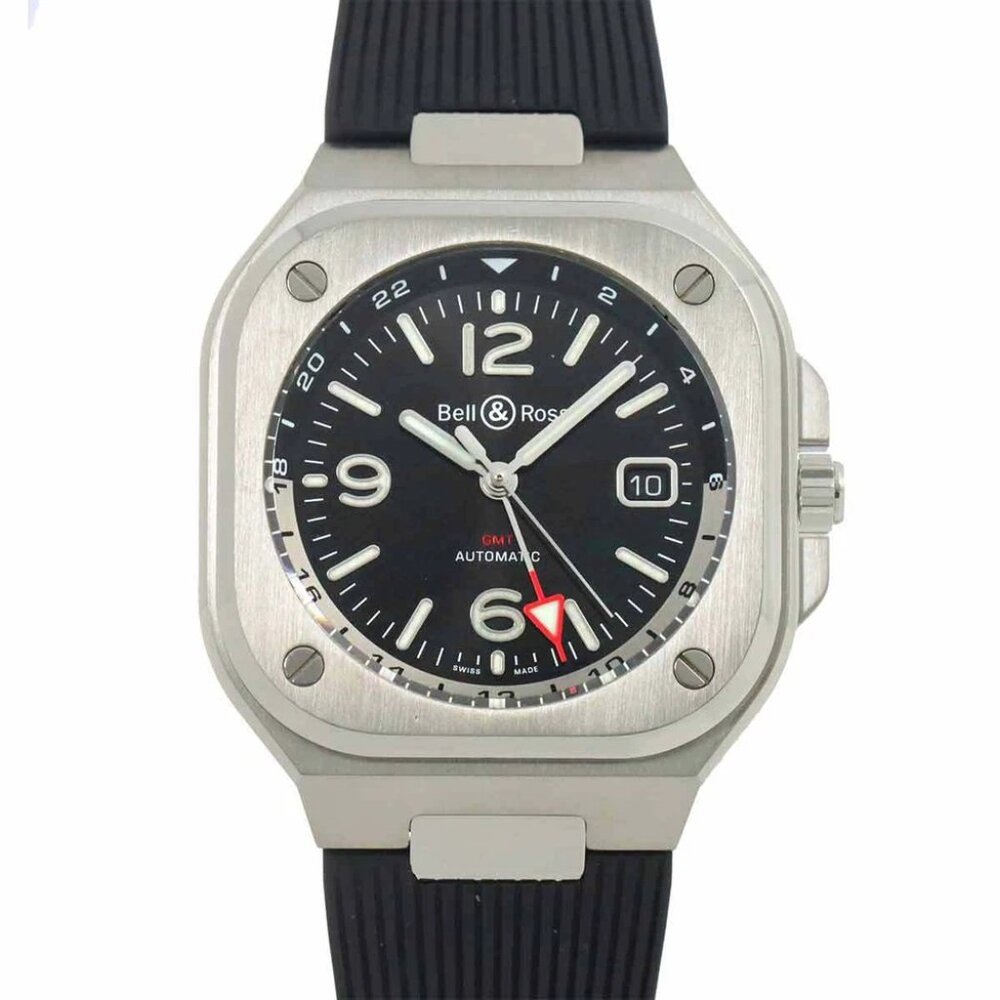 Bell & Ross BR05 BLACKSTEEL BR05G-BL-ST/SRB GMT Automatic Date 90275872
